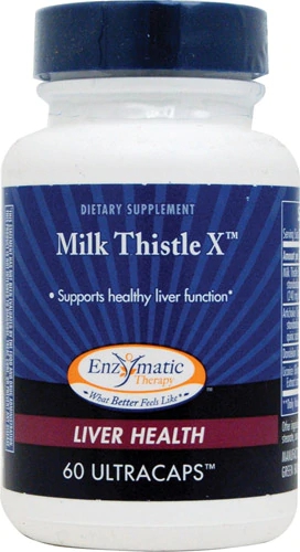 Enzymatic Therapy Milk Thistle X™ -- 60 Vegetarian Capsules