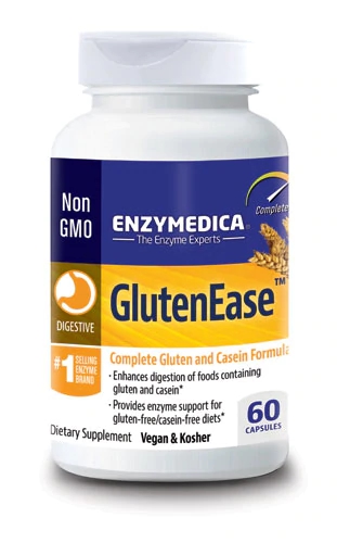 Enzymedica GlutenEase™ Complete Gluten and Casein Formula -- 60 Capsules