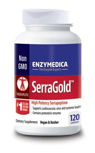 Enzymedica SerraGold™ -- 120 Capsules