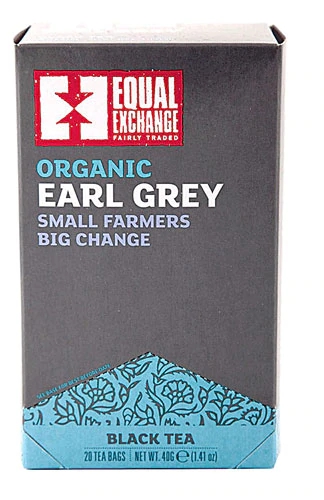 Equal Exchange Organic Black Tea Earl Grey -- 20 Tea Bags