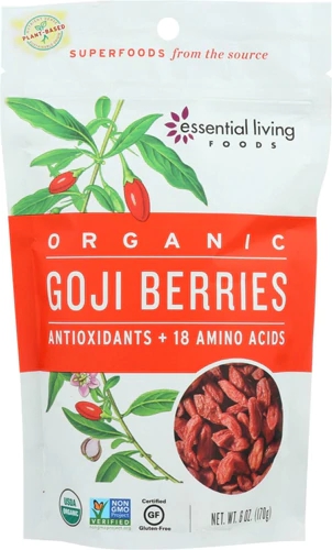 Essential Living Foods Organic Goji Berries -- 6 oz