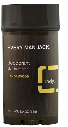 Every Man Jack Dedorant Stick Sandalwood -- 3 oz