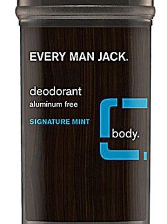 Every Man Jack Deodorant Stick Aluminum Free Signature Mint -- 3 oz