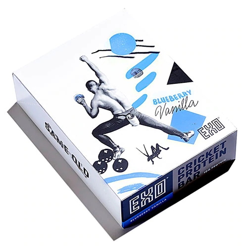 Exo Cricket Protein Bars Blueberry Vanilla -- 12 Bars