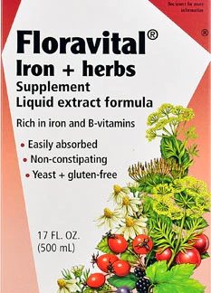 Flora Floradix® Floravital® Iron and Herbs -- 17 fl oz