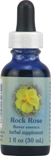 Flower Essence Healing Herb® Rock Rose Supplement Dropper -- 1 fl oz