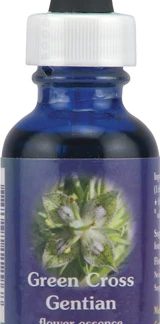 Flower Essence Range of Light Green Cross Gentian Supplement Dropper -- 1 fl oz