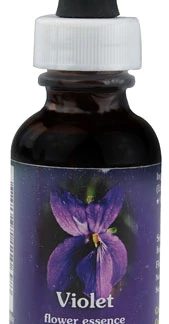 Flower Essence Violet Flower Essence Liquid Herbal Supplement -- 1 fl oz