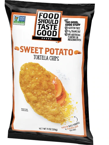 Food Should Taste Good Tortilla Chips Sweet Potato -- 11 oz