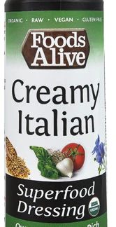 Foods Alive Organic Superfood Dressing Creamy Italian -- 8 fl oz