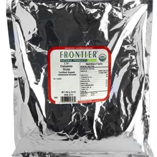 Frontier Natural Products Organic Cinnamon Sticks 2 3/4 Inches Long -- 1 lb