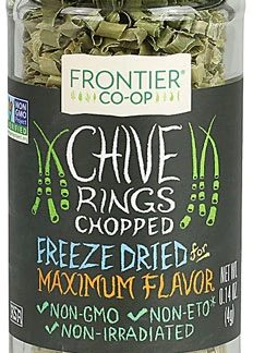 Frontier Co-Op Chive Rings Chopped -- 0.14 oz