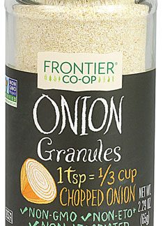 Frontier Co-Op Onion Granules -- 2.29 oz