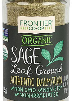 Frontier Co-Op Organic Sage Leaf Ground -- 0.8 oz