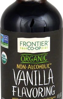 Frontier Co-Op Organic Vanilla Flavoring Non-Alcoholic -- 4 fl oz