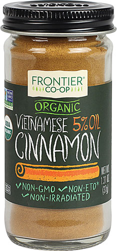 Frontier Co-Op Organic Vietnamese 5% Cinnamon Ground -- 1.31 oz