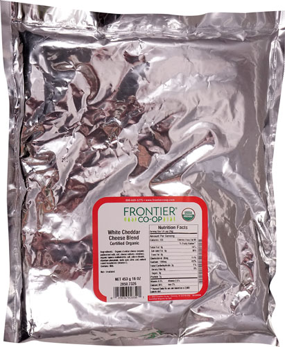 Frontier Co-Op Organic White Cheddar Cheese Blend -- 16 oz