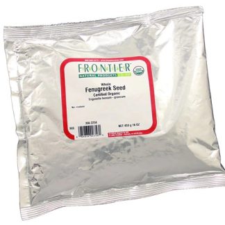 Frontier Natural Products Organic Whole Fenugreek Seed -- 1 lb