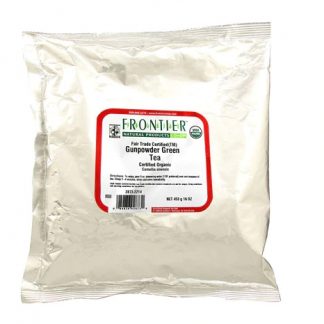 Frontier Natural Products Organic Gunpowder Green Tea -- 1 lb