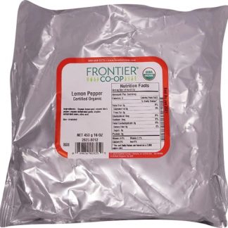 Frontier Natural Product Organic Lemon Pepper -- 1 lb