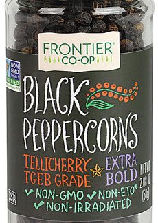 Frontier Natural Products Black Peppercorns Whole -- 2.08 oz