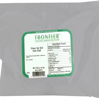Frontier Natural Products Fleur de Sel Sea Salt -- 16 oz