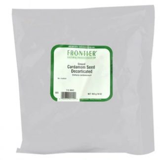 Frontier Natural Products Ground Cardamom Seed Decorticated -- 16 oz