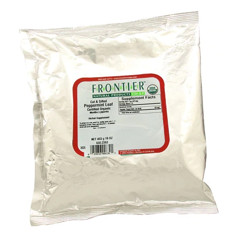 Frontier Natural Products Organic Cut & Sifted Peppermint Leaf -- 16 oz