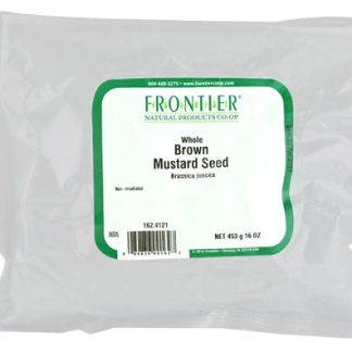 Frontier Natural Products Whole Brown Mustard Seed -- 16 oz