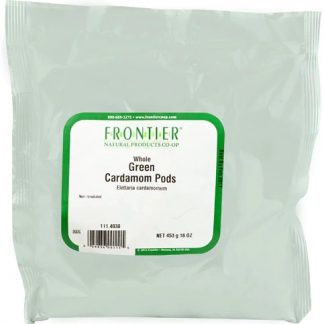 Frontier Natural Products Whole Green Cardamom Pods -- 16 oz
