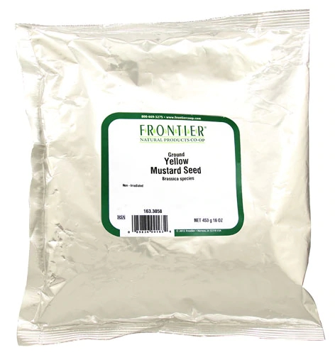 Frontier Natural Products Yellow Mustard Seed Ground -- 16 oz