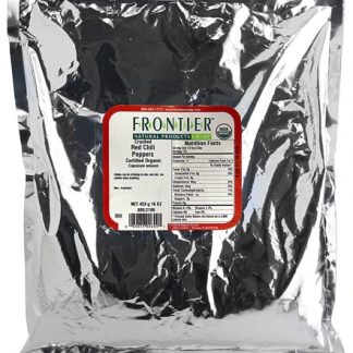 Frontier Natural Products ORganic Red Chili Pepper Flakes Crushed -- 1 lb