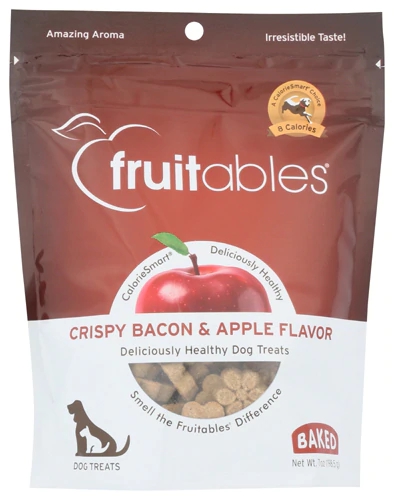 Fruitables Baked Dog Treats Crispy Bacon & Apple -- 7 oz