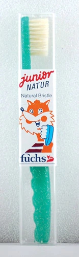 Fuchs Junior Natur Natural Bristle Child Medium Toothbrush -- 1 Toothbrush