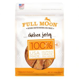 Full Moon Dog Jerky Treats Chicken -- 12 oz