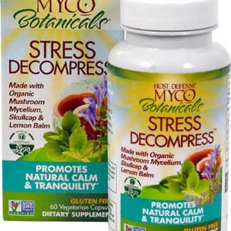 Fungi Perfecti Host Defense Myco Botanicals® Stress Decompress™ -- 60 Vegetarian Capsules
