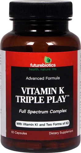 Futurebiotics Vitamin K Triple Play™ -- 60 Capsules