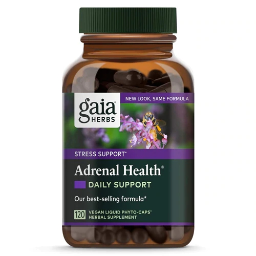 Gaia Herbs Adrenal Health® Daily Support -- 120 Vegan Liquid Phyto-Caps