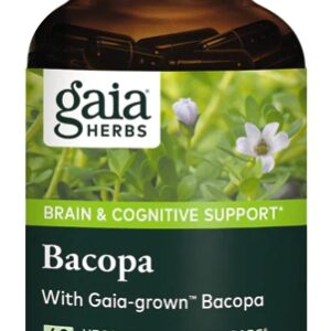Gaia Herbs Bacopa -- 60 Vegan Liquid Phyto- Caps