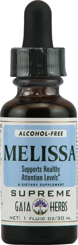Gaia Herbs Melissa Supreme Alcohol Free -- 1 fl oz