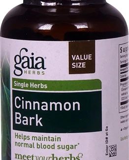 Gaia Herbs Single Herbs Cinnamon Bark -- 120 Vegetarian Capsules