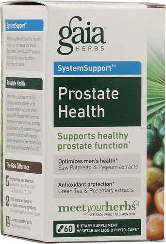 Gaia Herbs SystemSupport™ Prostate Health -- 60 Liquid Capsules