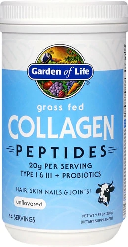 Garden of Life Grass Fed Collagen Peptides Unflavored -- 9.87 oz