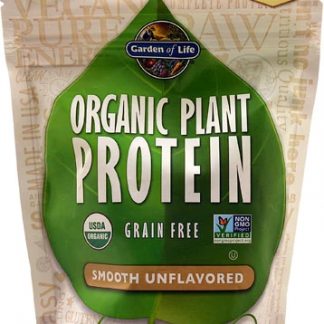 Garden of Life Organic Plant Protein Smooth Unflavored -- 10 Servings