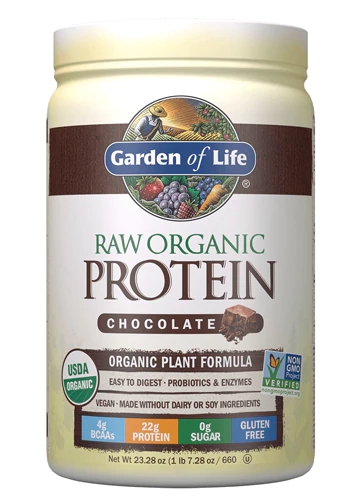 Garden of Life RAW Organic Protein Plant Formula Chocolate -- 23.28 oz
