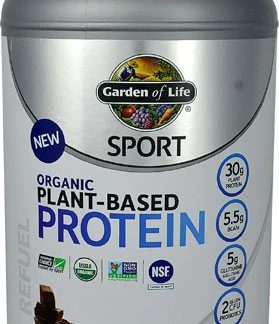 Garden of Life Sport Organic Plant-Based Protein Chocolate -- 38 Servings