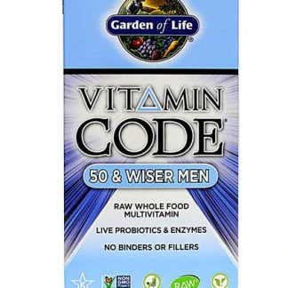 Garden of Life Vitamin Code® RAW 50 and Wiser Men -- 120 Vegetarian Capsules