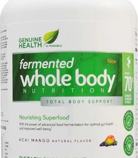Genuine Health Fermented Whole Body Nutrition Acai Mango -- 18.5 oz