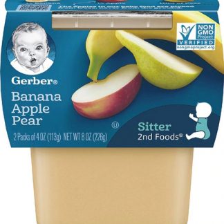 Gerber 2nd Foods Banana Apple Pear -- 2 Packs
