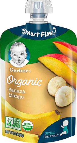 Gerber 2nd Foods Organic Baby Food Bananas & Mangoes -- 3.5 oz